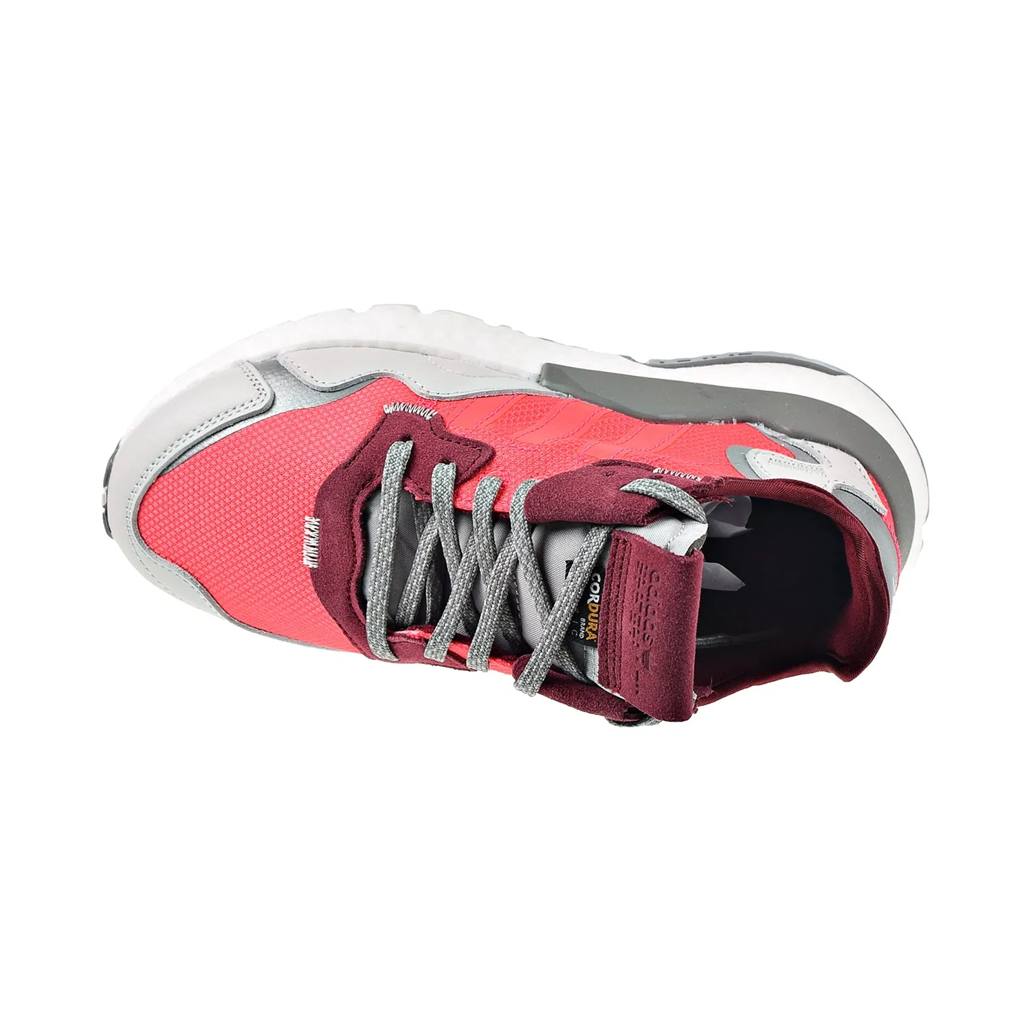 Adidas Nite Jogger Women's Shoes Shock Red-Grey One