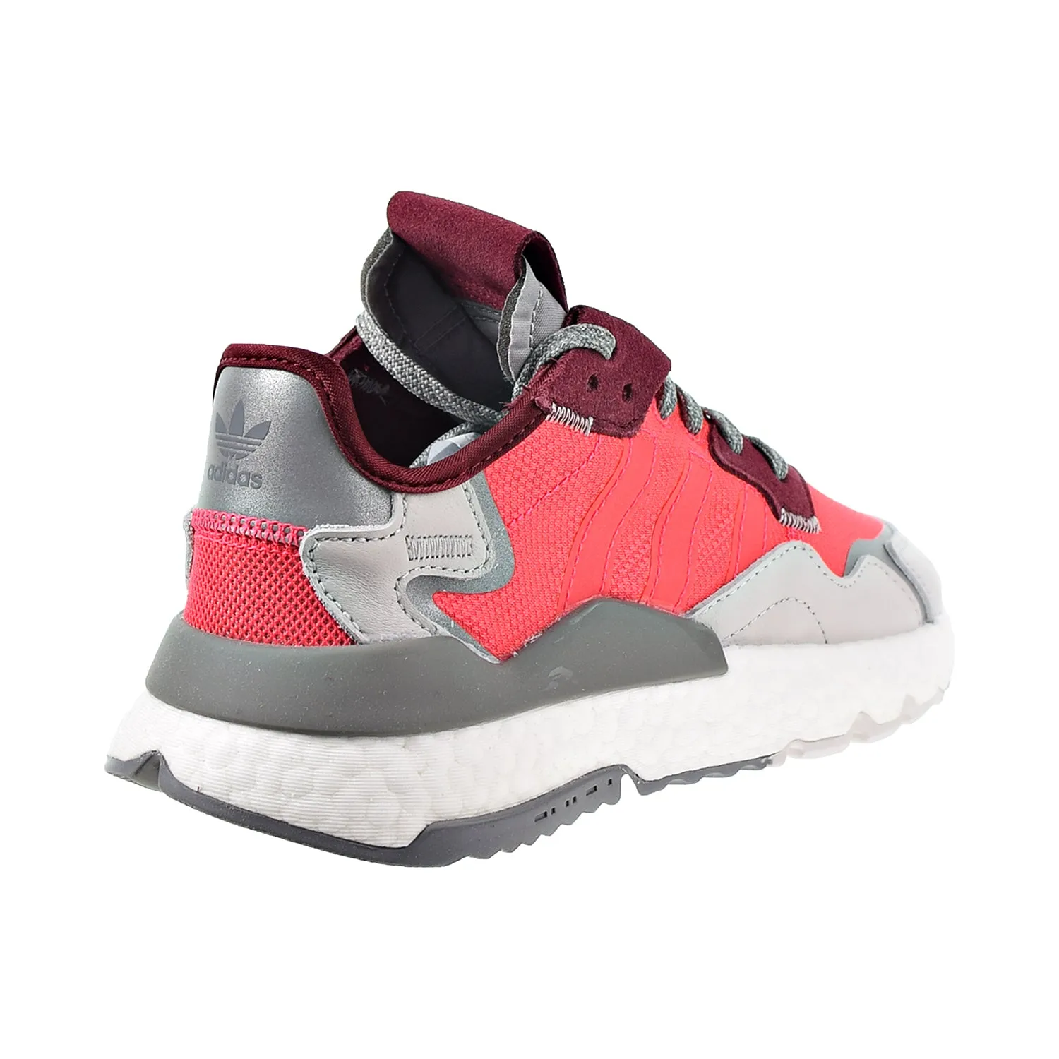 Adidas Nite Jogger Women's Shoes Shock Red-Grey One