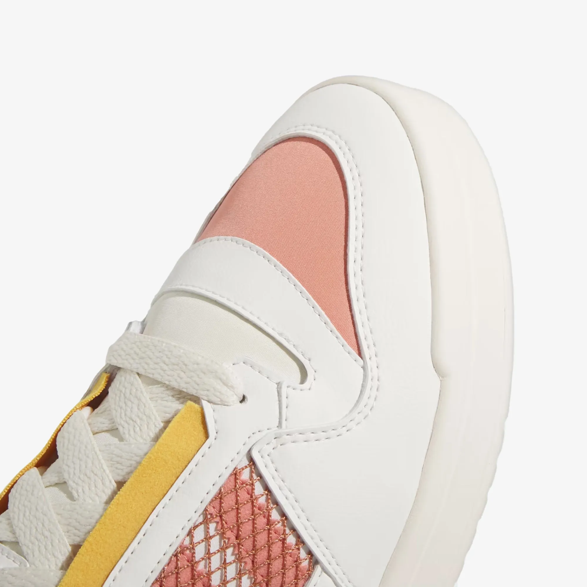 Adidas Originals | FORUM MOD MID  { WHITE/CLAY/PRELOVED YELLOW