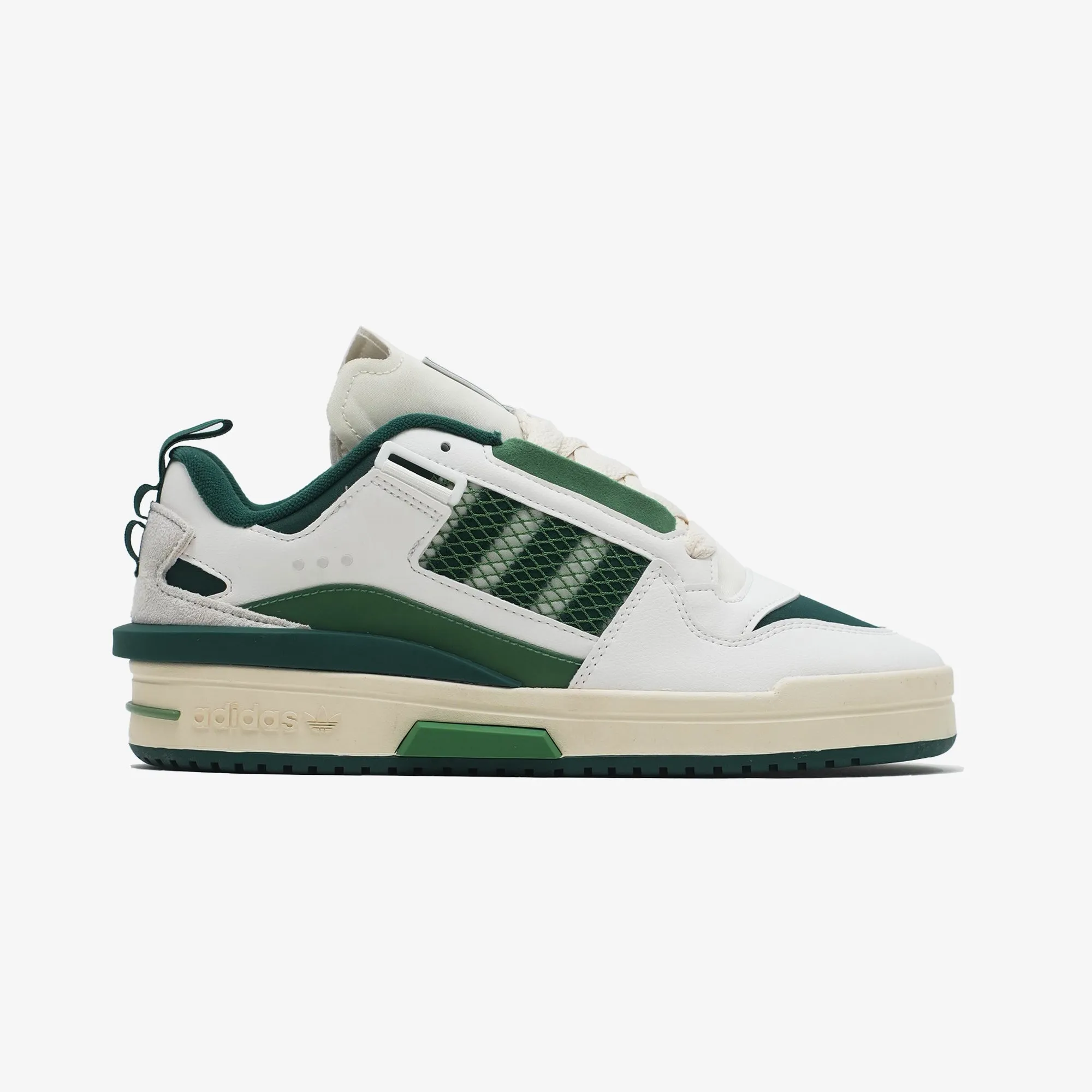 Adidas Originals Forum Mod Low Sneakers - White/Green Colorway