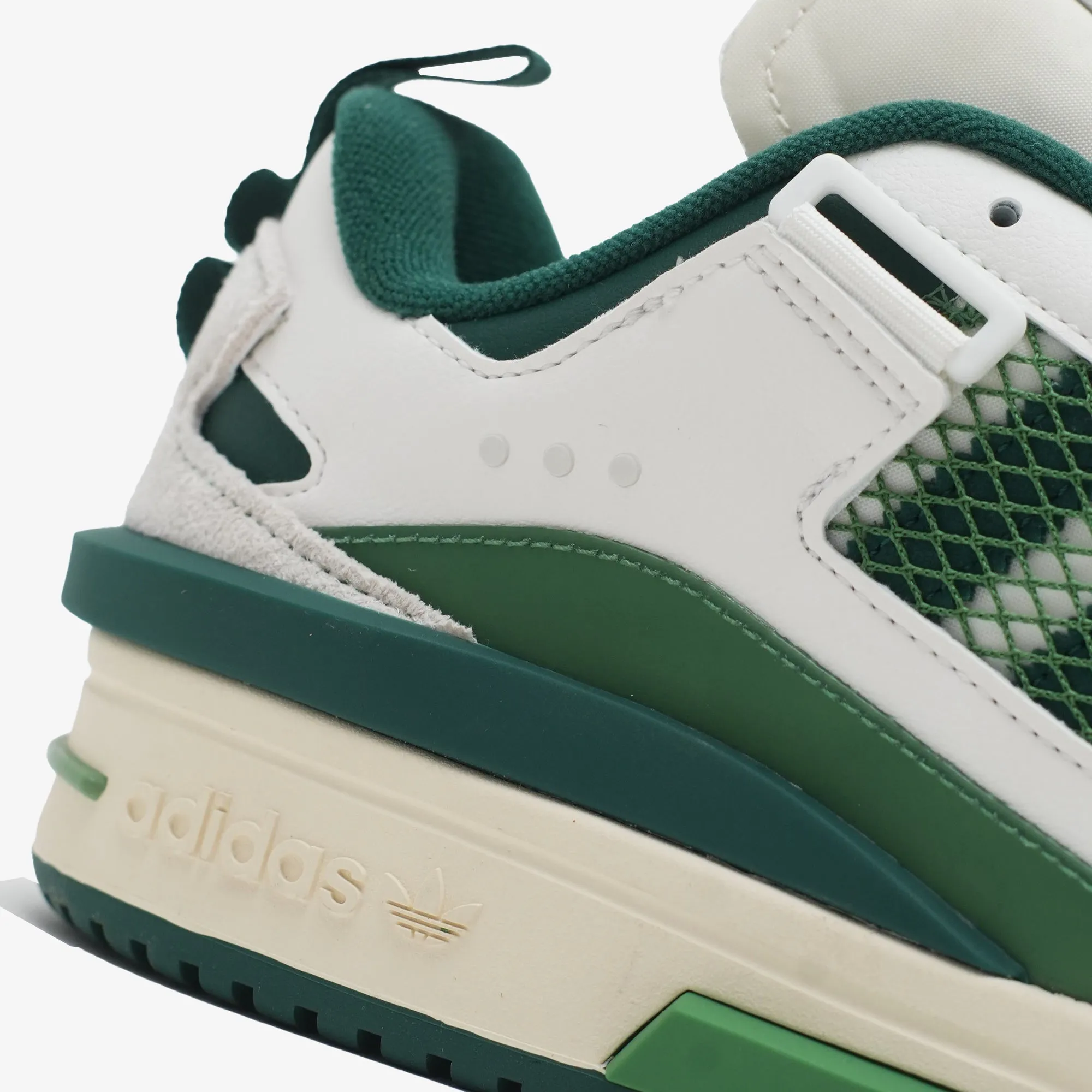 Adidas Originals Forum Mod Low Sneakers - White/Green Colorway