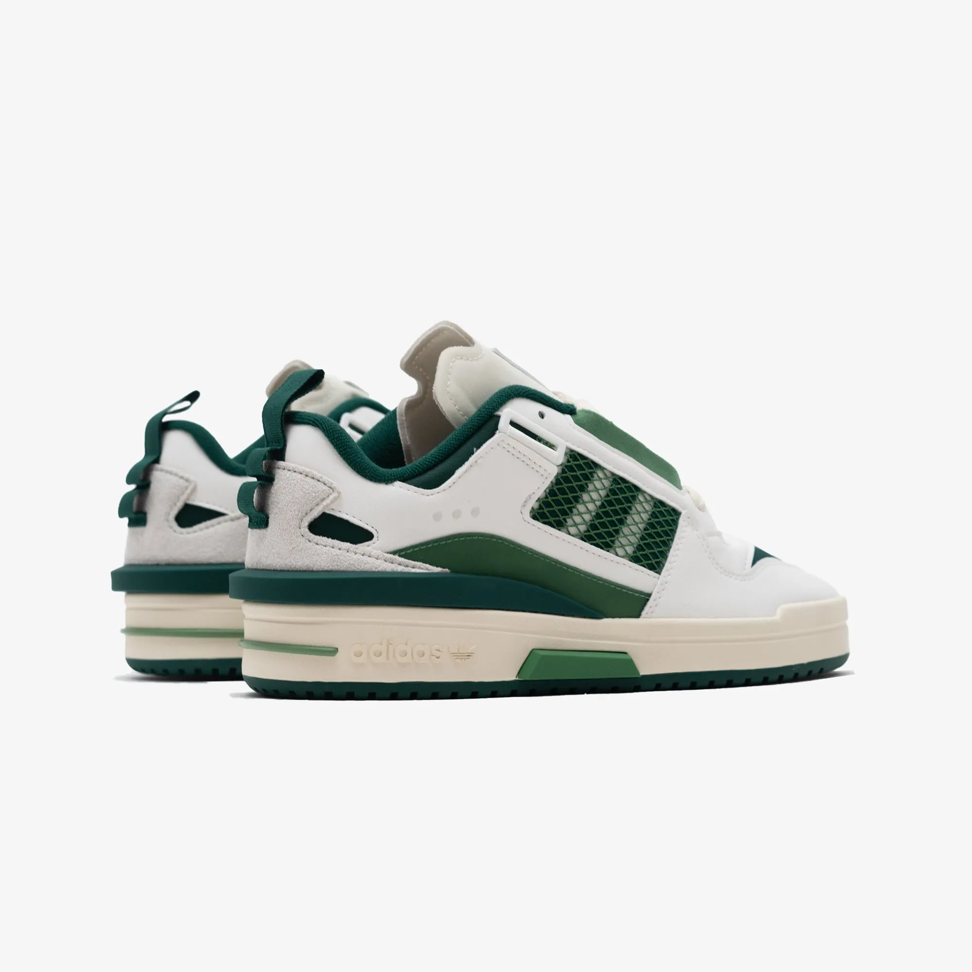 Adidas Originals Forum Mod Low Sneakers - White/Green Colorway