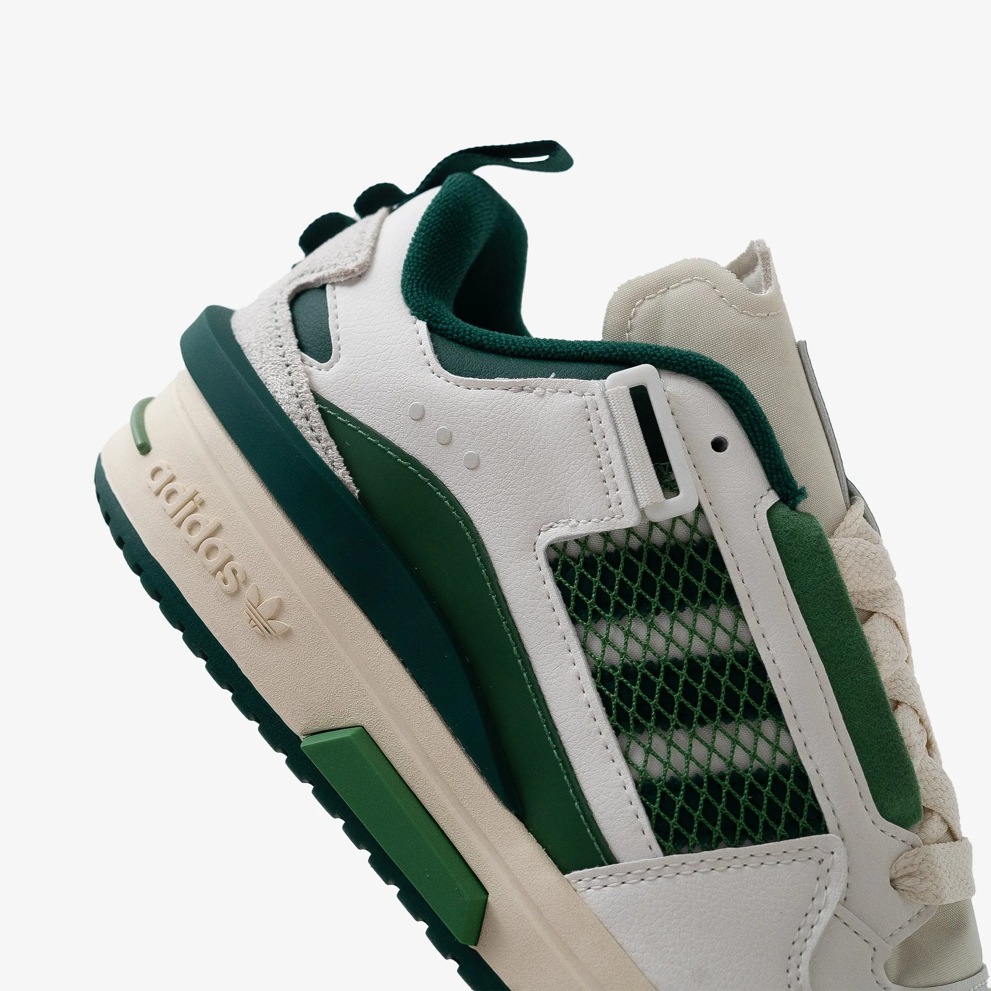 Adidas Originals Forum Mod Low Sneakers - White/Green Colorway