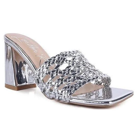 Adorbs Braided Straps Slider Sandals