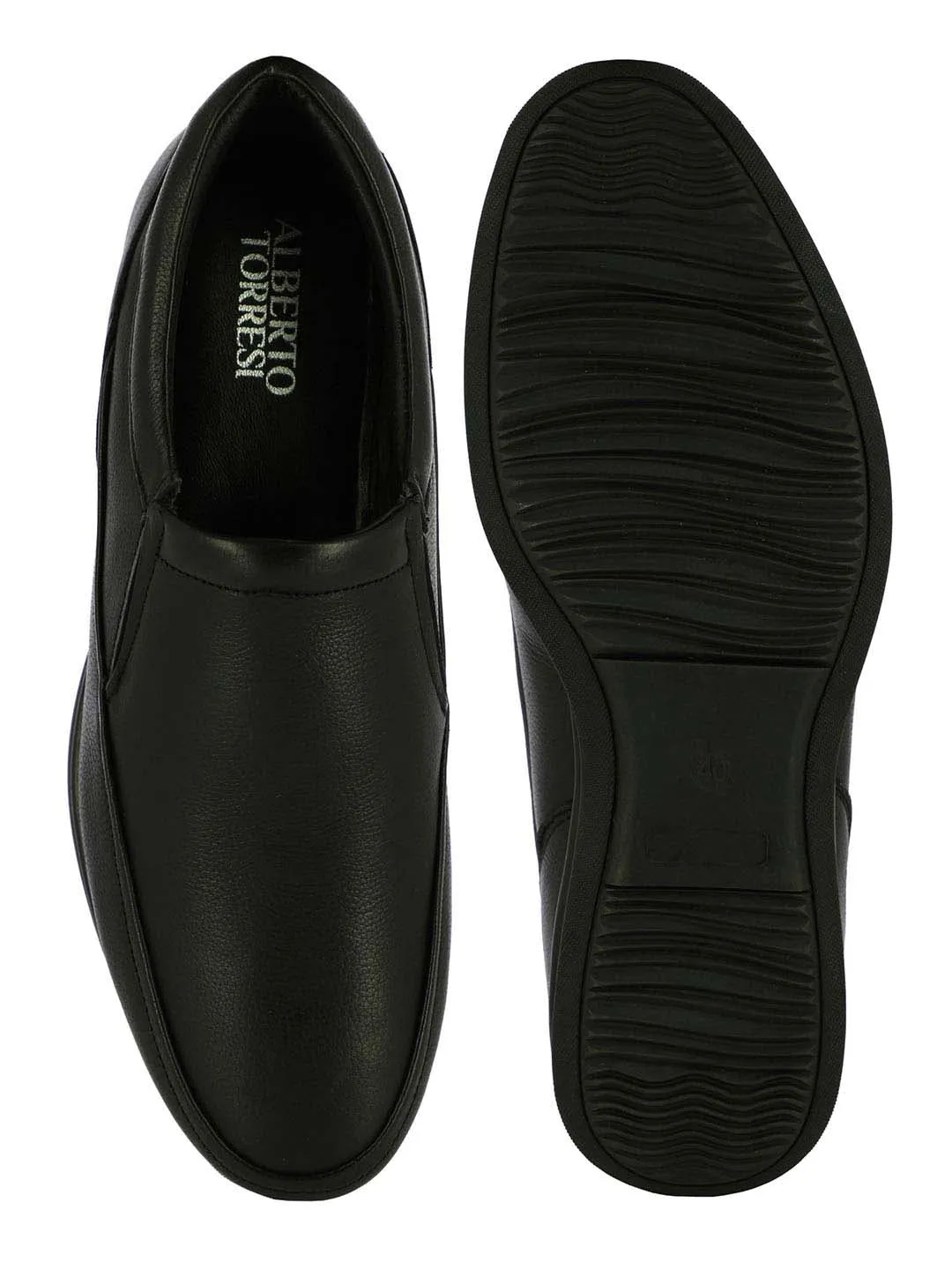 Alberto Torresi Jacob Men's Black Slip-Ons