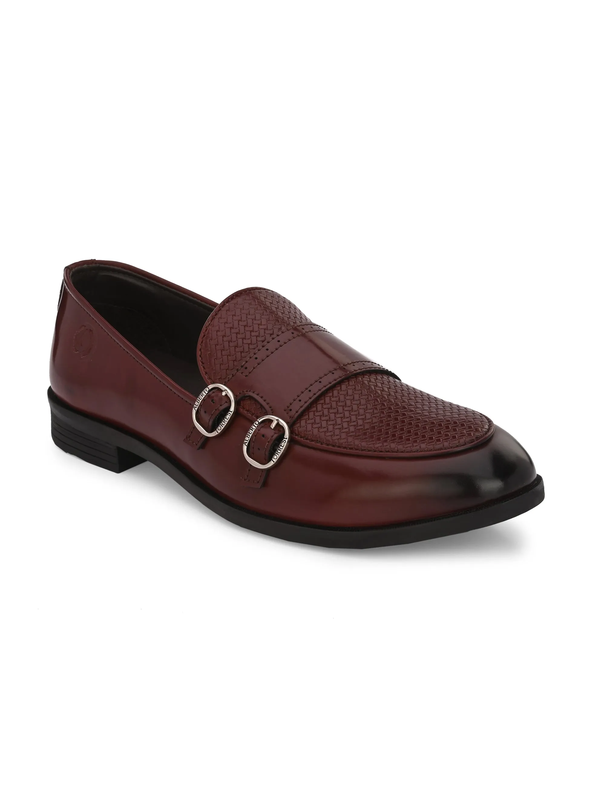 Alberto Torresi Palermo Bordo Men's Double Monk Strap Shoes