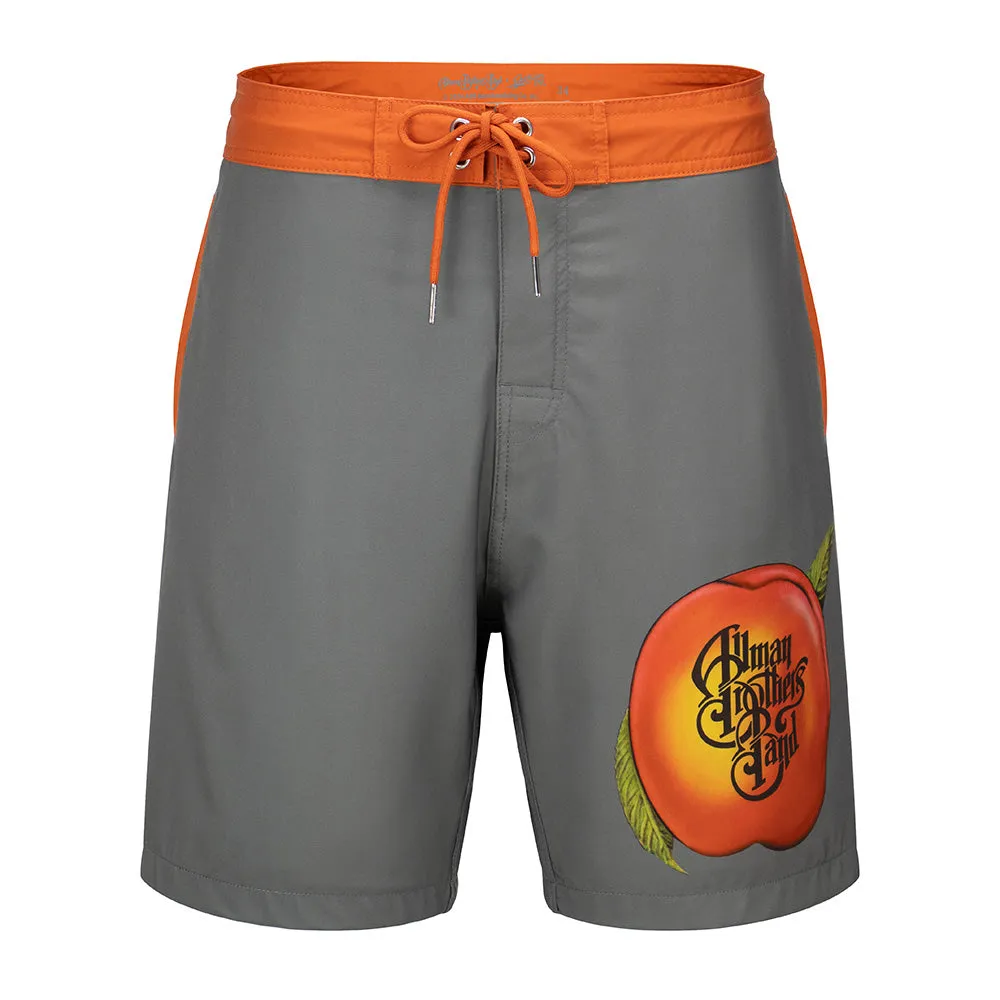 Allman Brothers Band | Peach on Grey | Board Shorts (Copy)