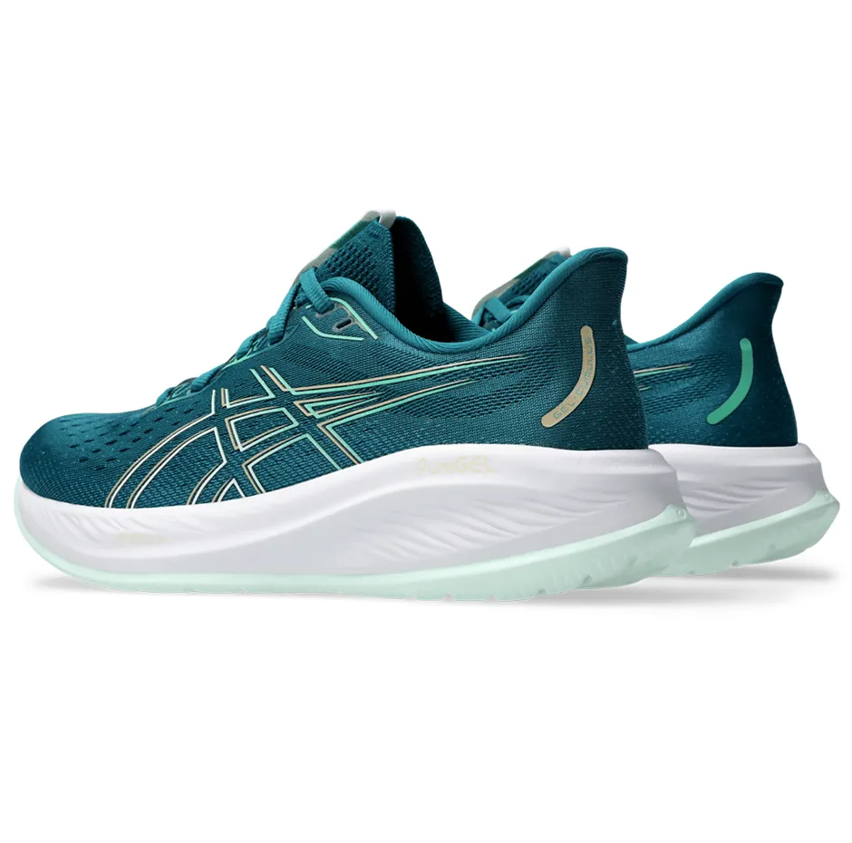 Asics Cumulus 26 Women's Running Shoes SS24 Rich Teal /Pale Mint