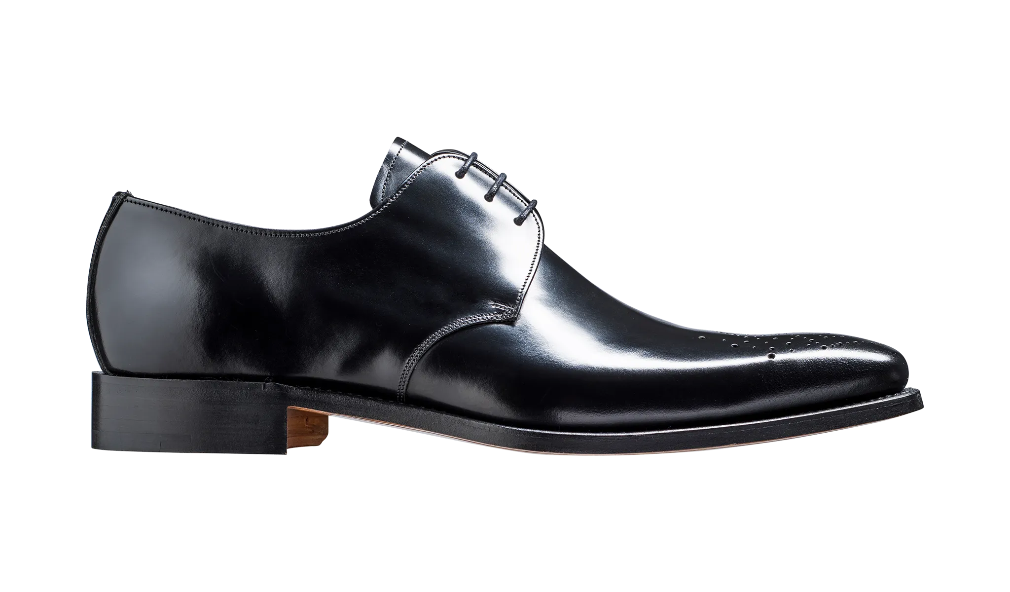 Hi Shine Black - Premium Barker Darlington Smart Business Derby Shoes