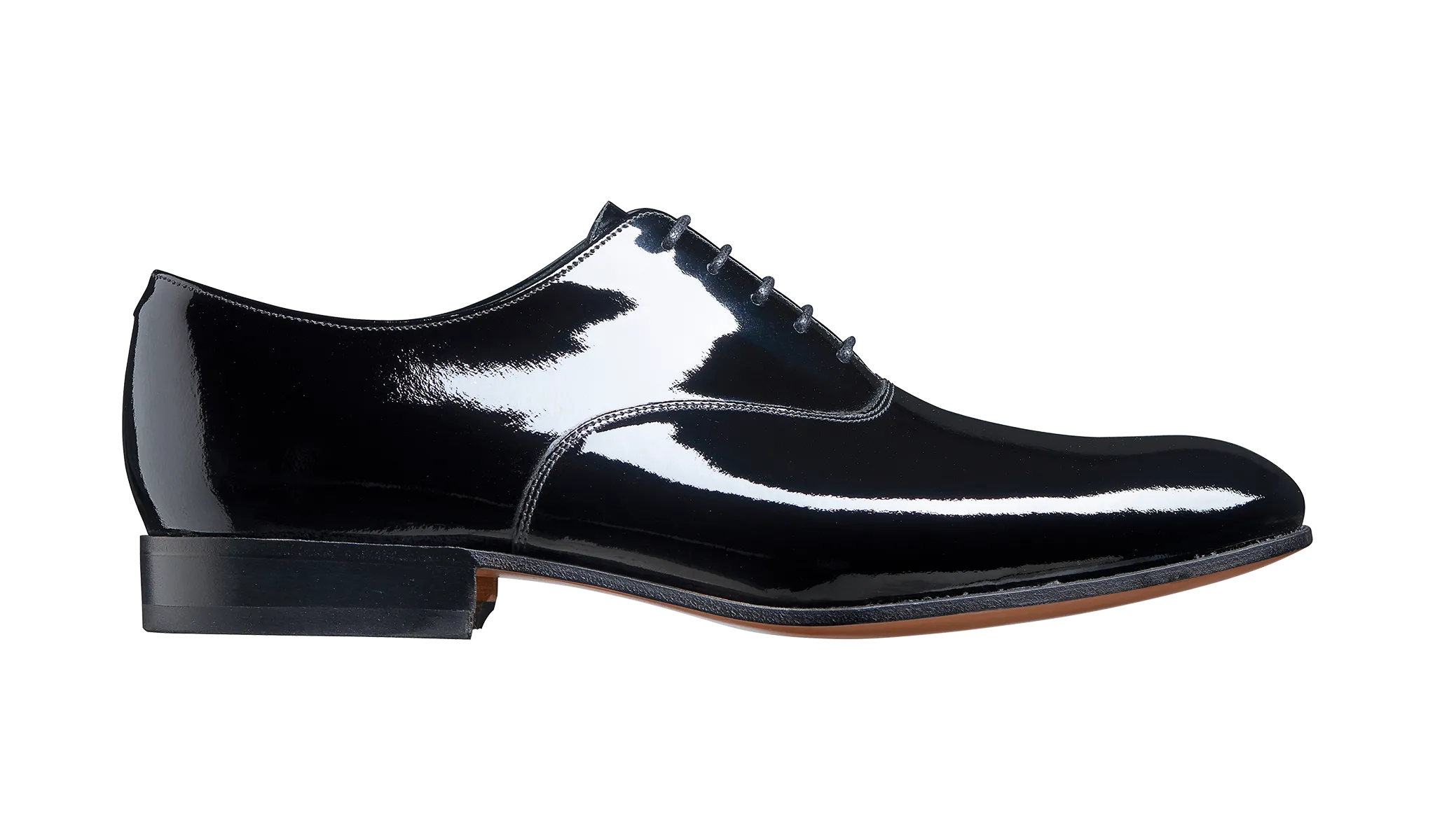 Barker Madeley  Plain Oxford Shoe- Black Patent