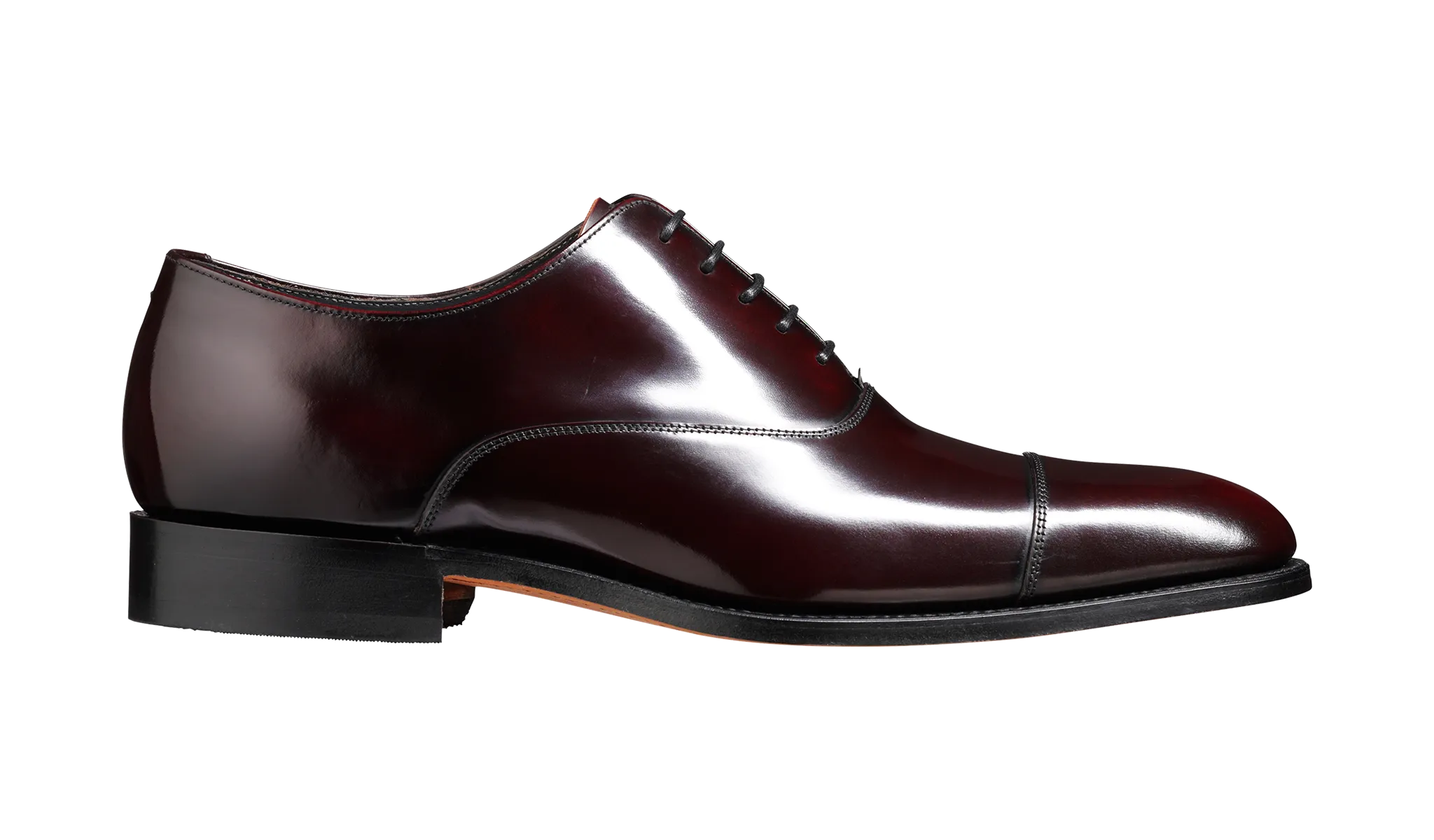 Barker Winsford Oxford Shoe - Hi Shine Burgundy