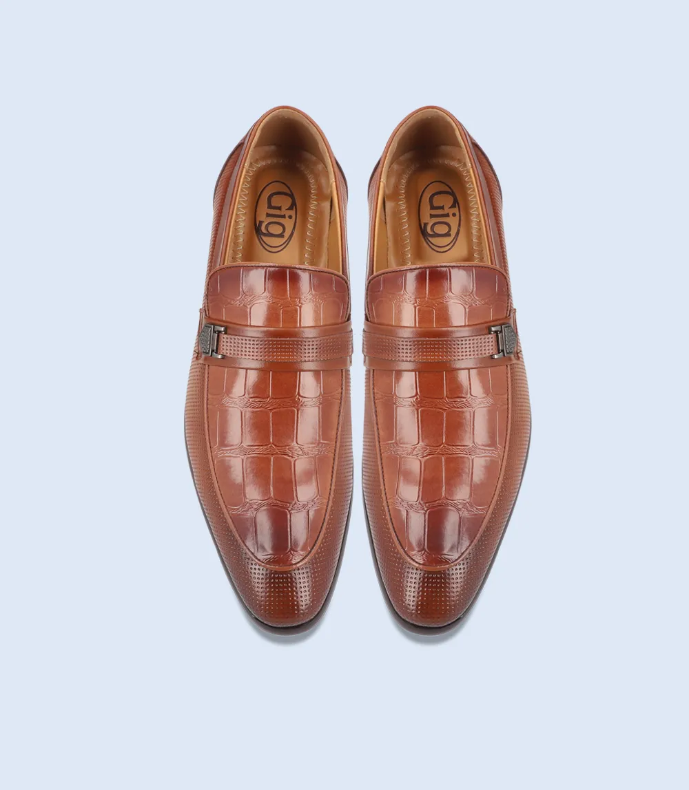 BM4123-BROWN-Men Slip On