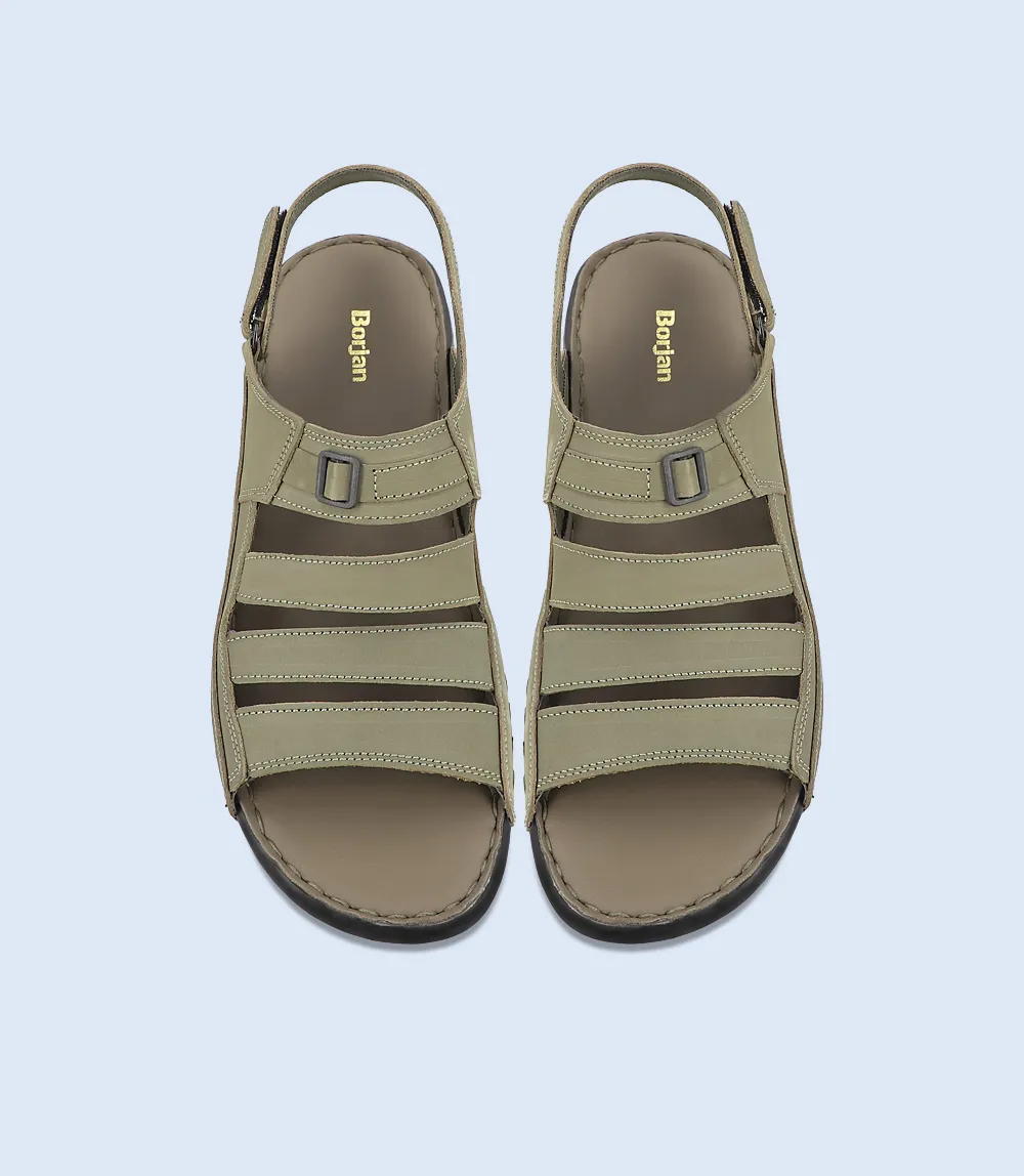 BM5658-OLIVE-Men Casual Sandal