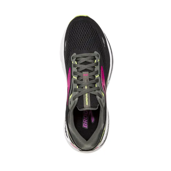 Brooks Women's Adrenaline GTS 23 Black/Gunmetal/Sharp Green