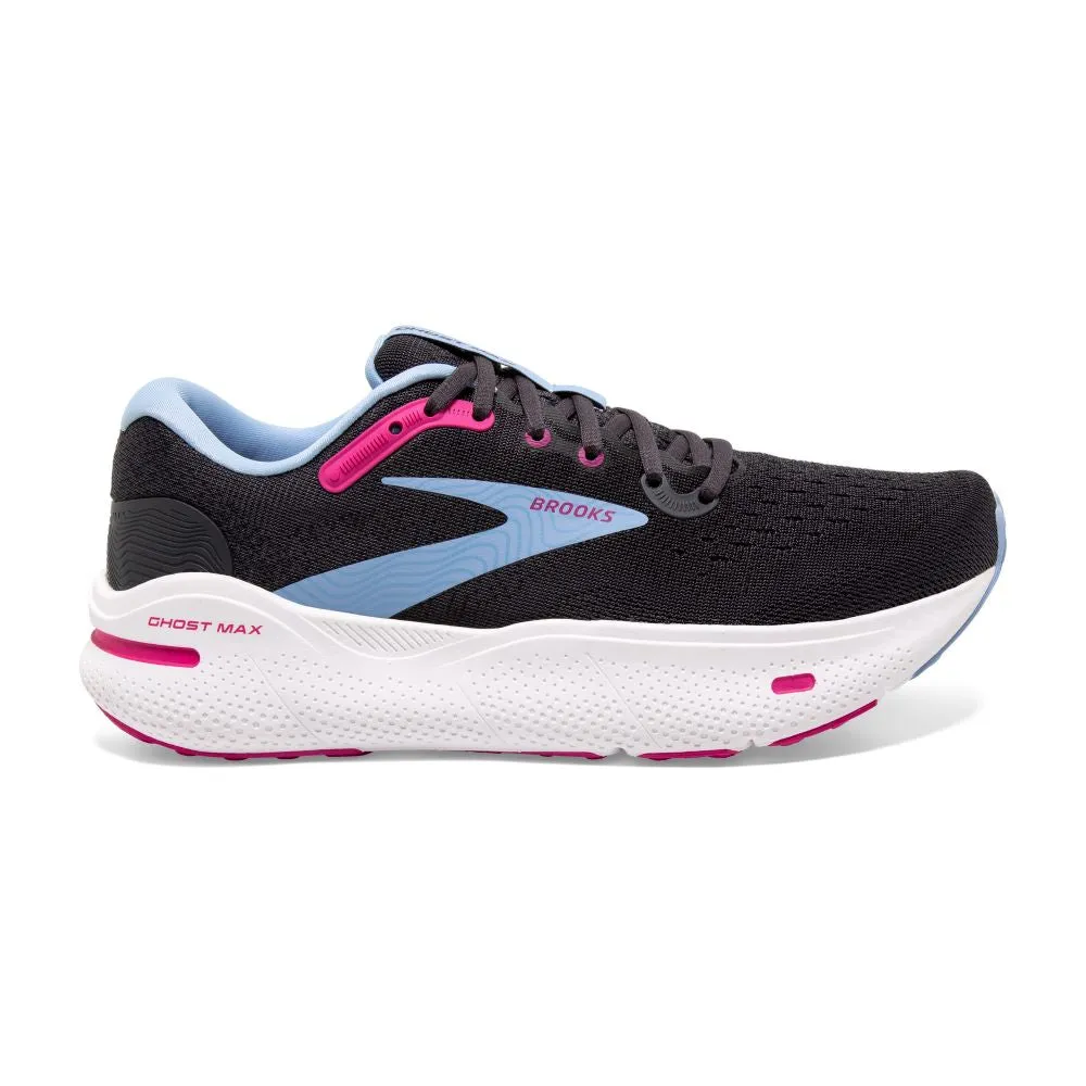 Brooks' Women's Ghost Max - Ebony / Open Air / Lilac Rose