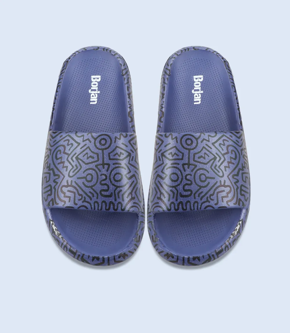 BW8911-NAVY-Women Sliders