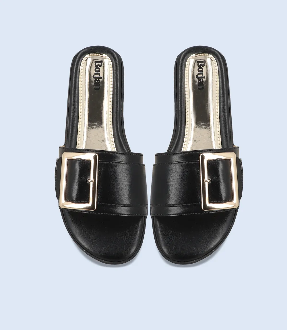 BW9203-BLACK-Women Slipper