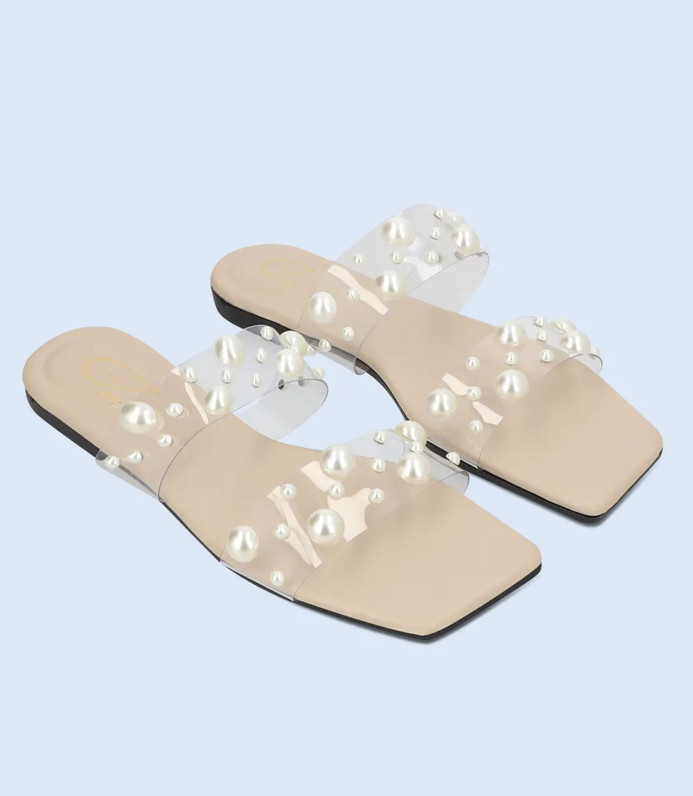 BW9643-IVORY-Women Slipper