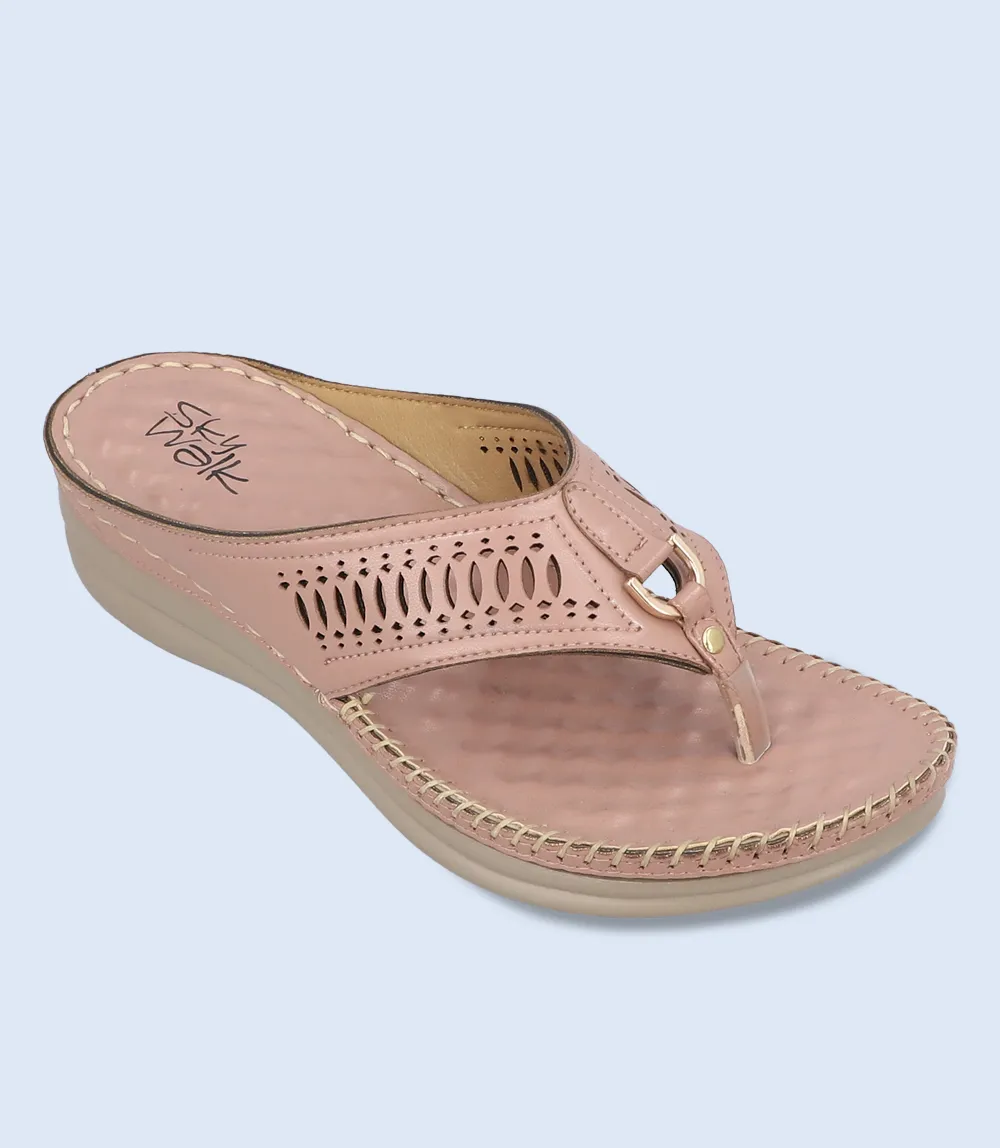 BW9852-PINK-Women Comfort Chappal