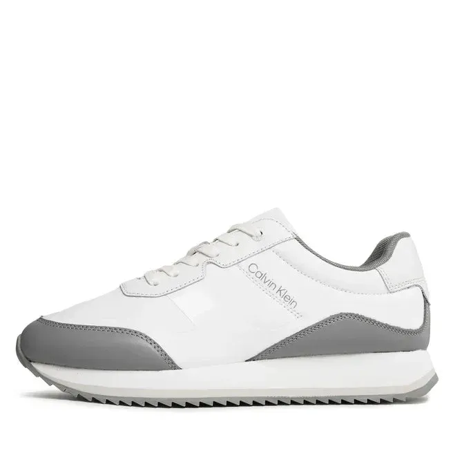 Calvin Klein Low Top Lace Up Heat Bond Sneakers HM0HM00551-WHTGRY