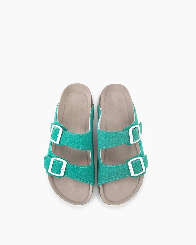 Cork Nubuck Leather Non-slip Flat Sandals