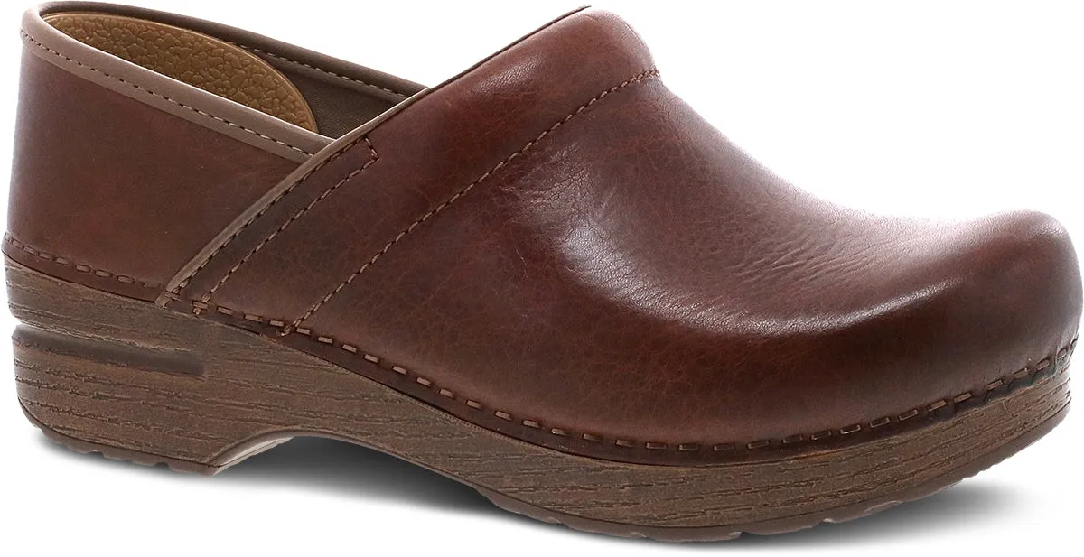 'Dansko' Women's Professional Clog - Saddle Full Grain