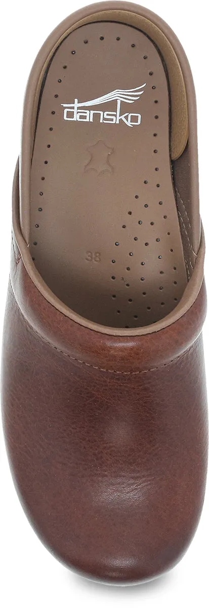 'Dansko' Women's Professional Clog - Saddle Full Grain