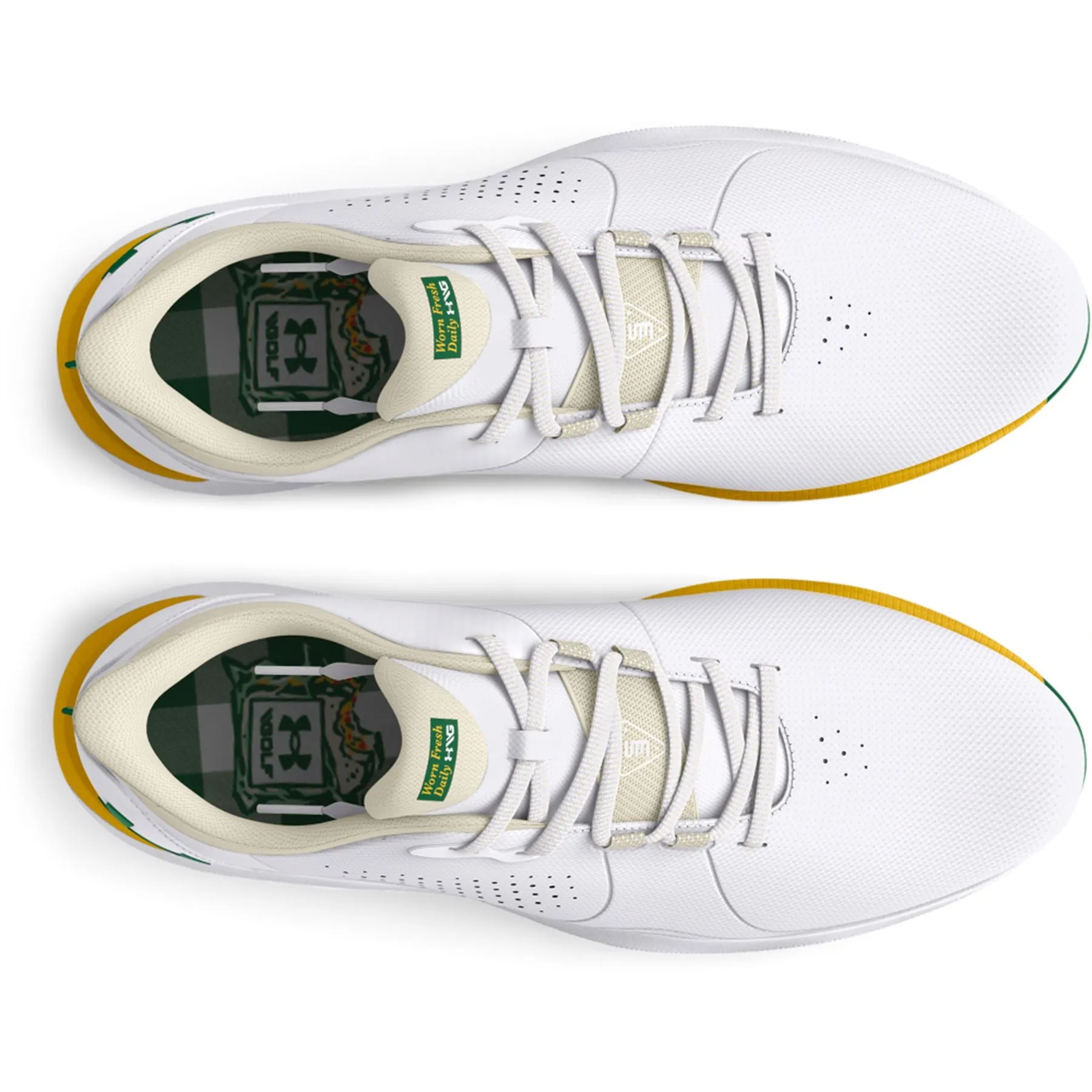 Drive Pro Wide Spiked LE Golf Shoes White - SS24