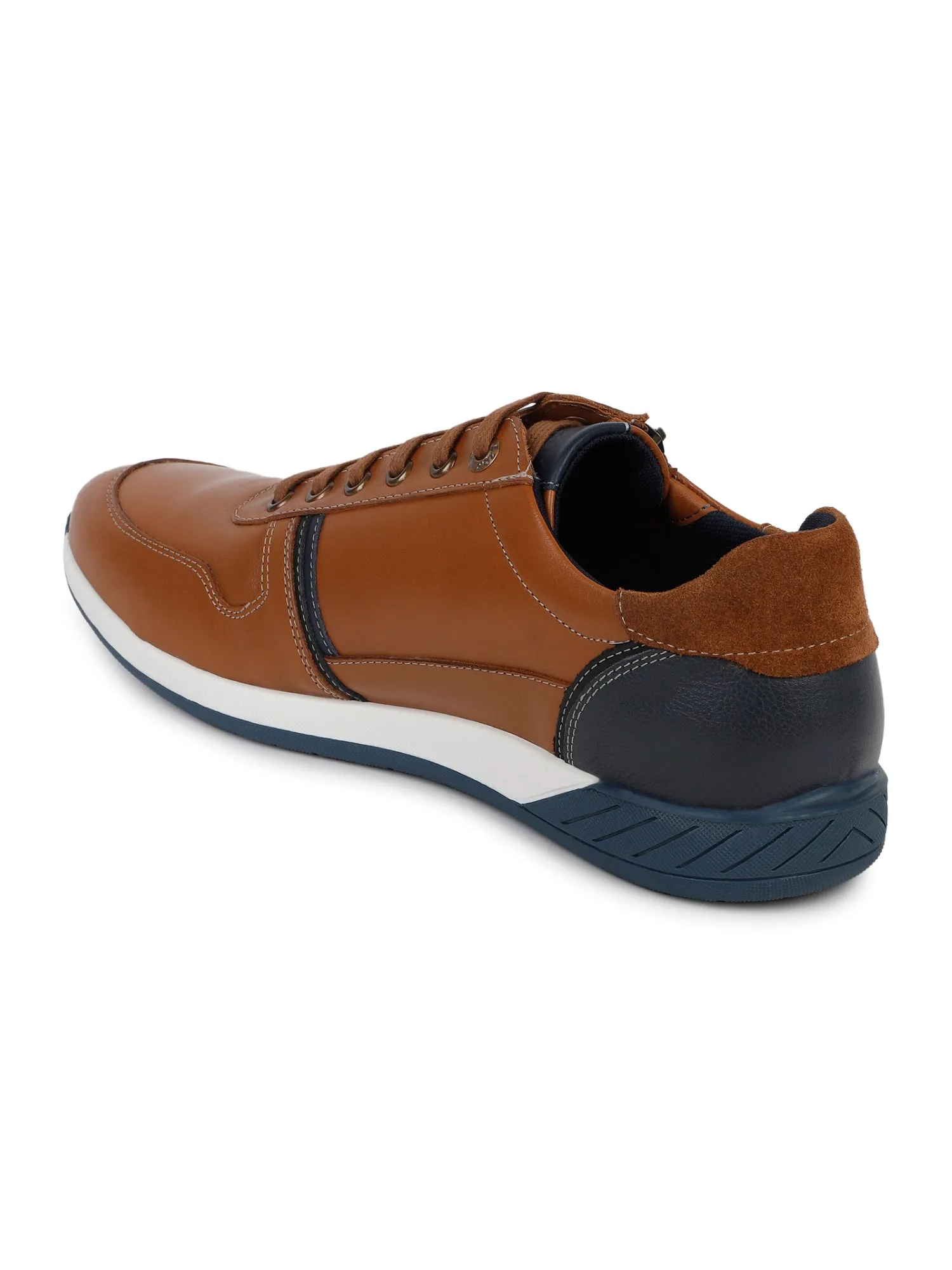 Ezok Men Tan Sneaker Casual Shoes