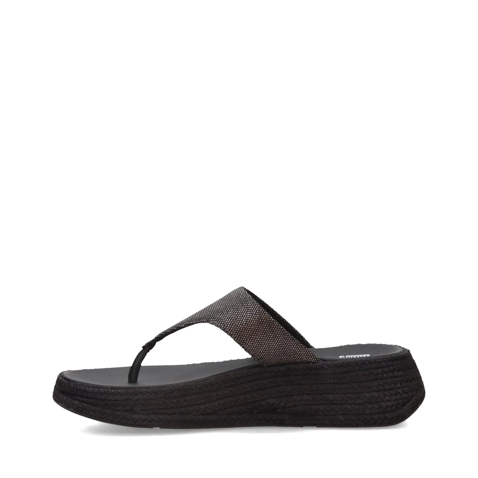 FitFlop F-Mode Espadrille HP8-001 (Black)