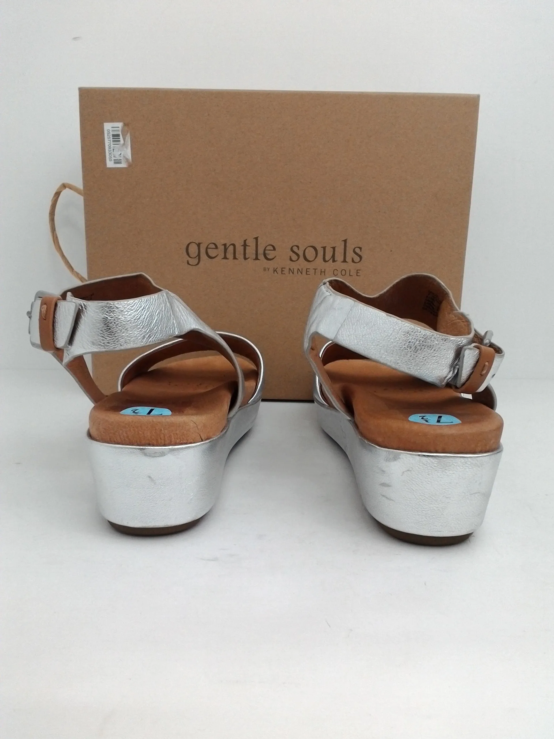 Gentle Souls by Kenneth Cole Women's Lori silver Size 7.5