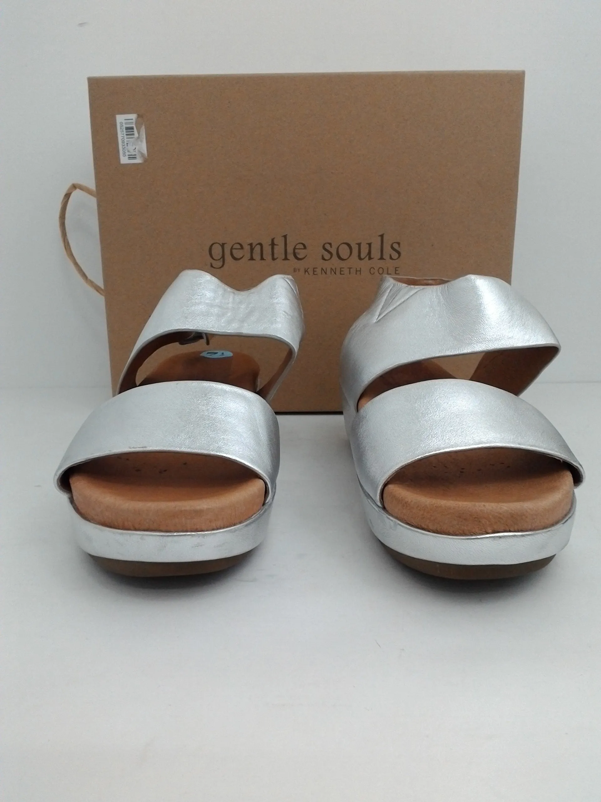 Gentle Souls by Kenneth Cole Women's Lori silver Size 7.5