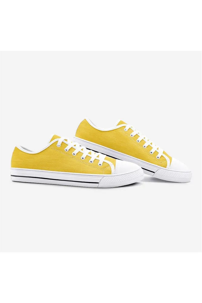 Gold Fiber Unisex Low Top Canvas Shoes