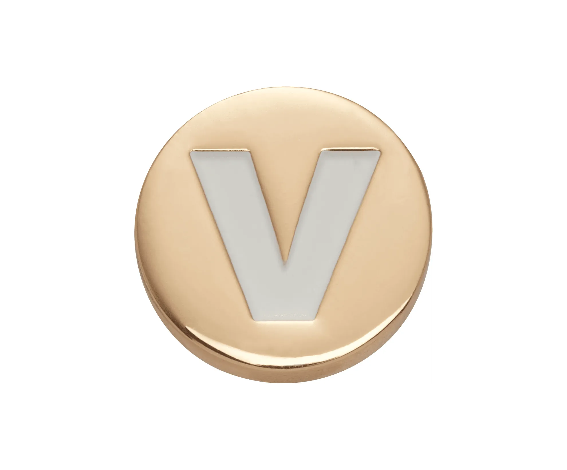 Gold Letter V