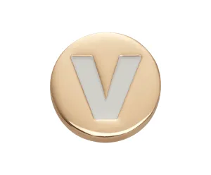 Gold Letter V