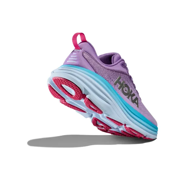 HOKA Women's Bondi 8 Chalk Violet/Pastel Lilac