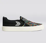 Hokusai SLIP-ON Warrior Print Canvas Sneaker Women