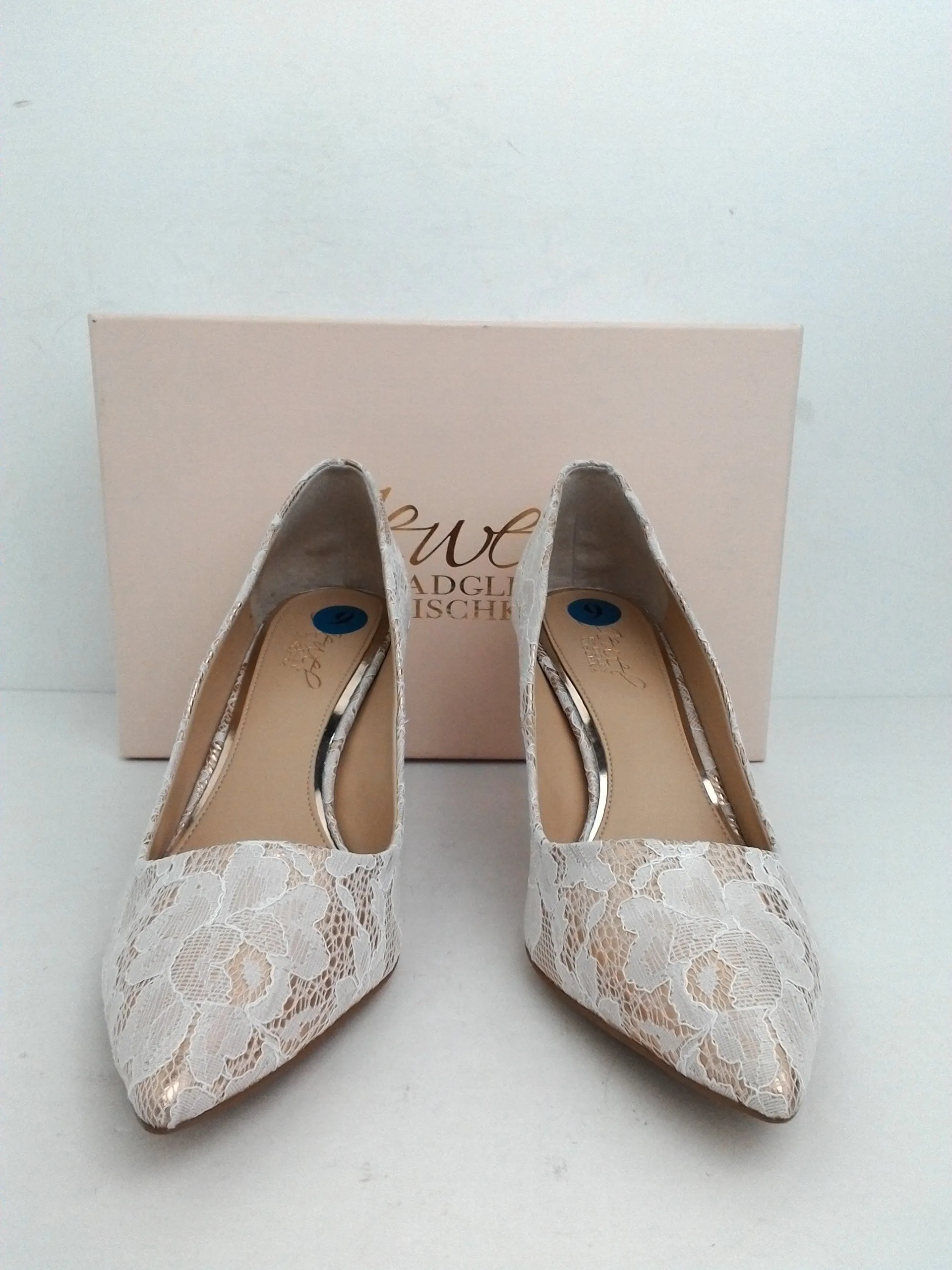 Jewel Badgley Mischka Women's Zuri Rose Gold Heels Size 9