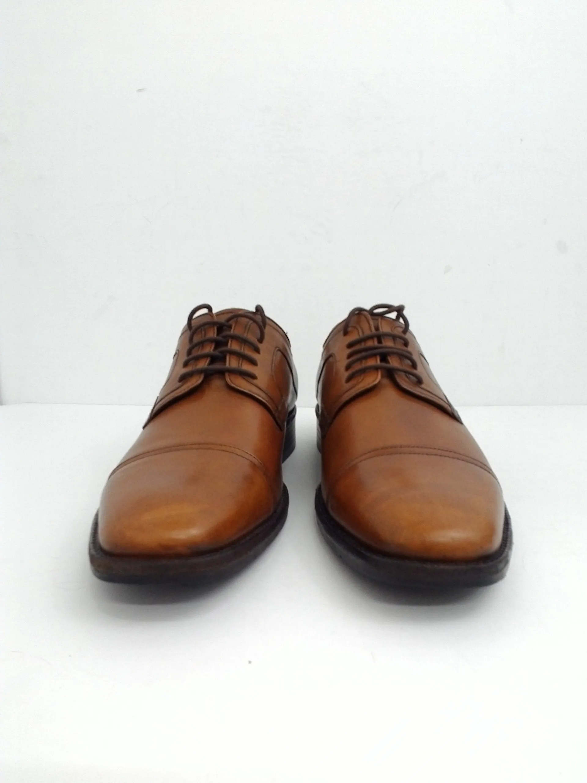 Johnston & Murphy Men's Larsey Oxford Brown Leather Size 11.5M