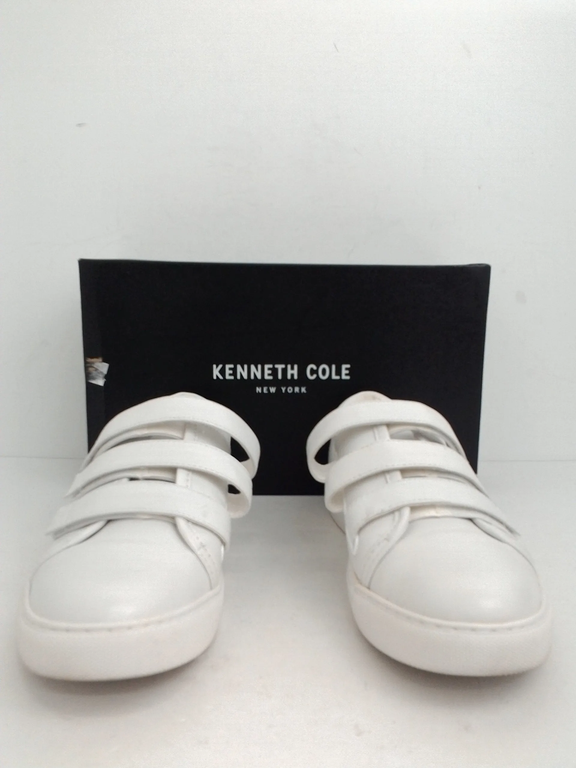 Kenneth Cole New York Women's Kingvel White Sneakers Size 9 M