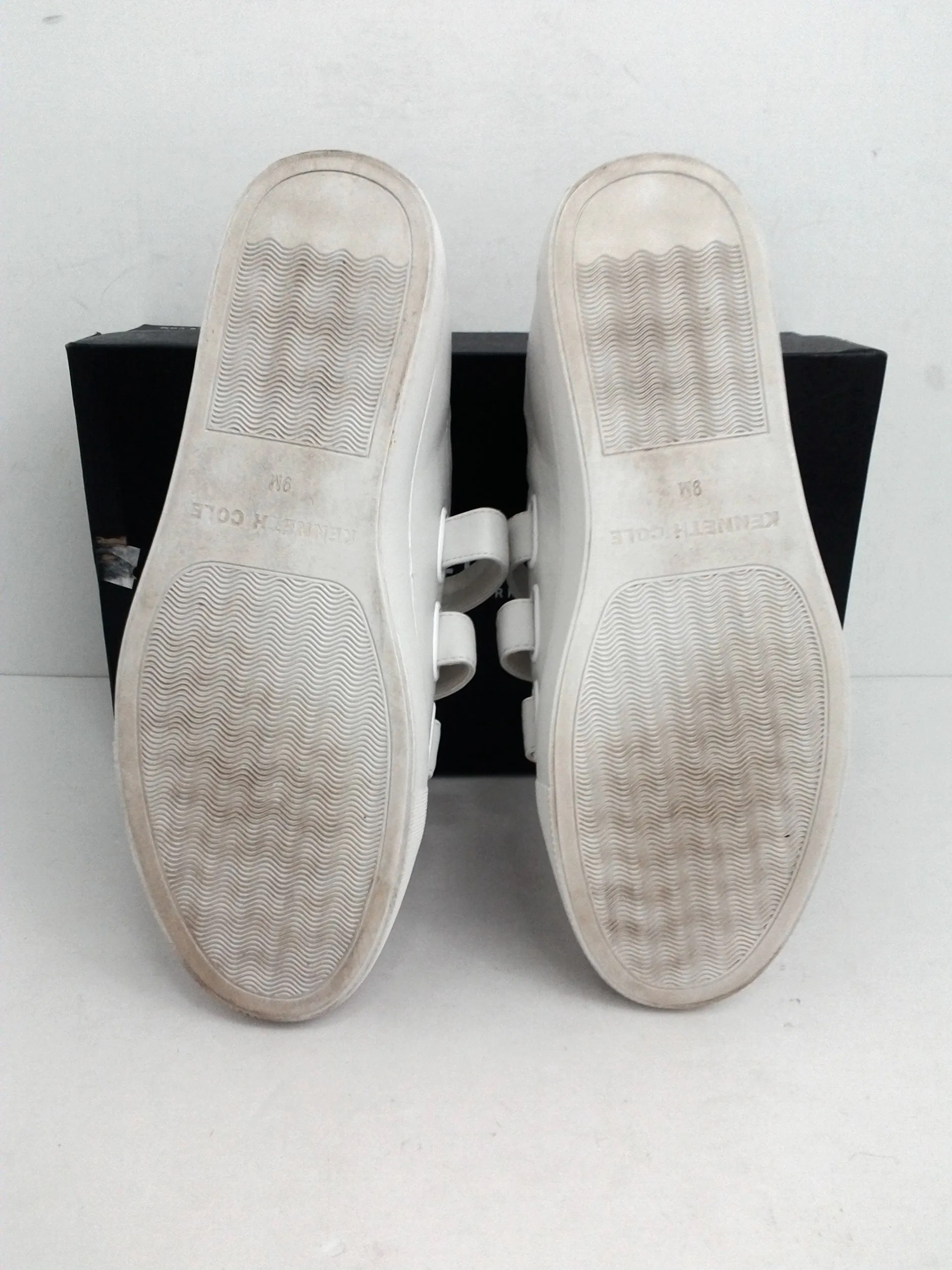 Kenneth Cole New York Women's Kingvel White Sneakers Size 9 M