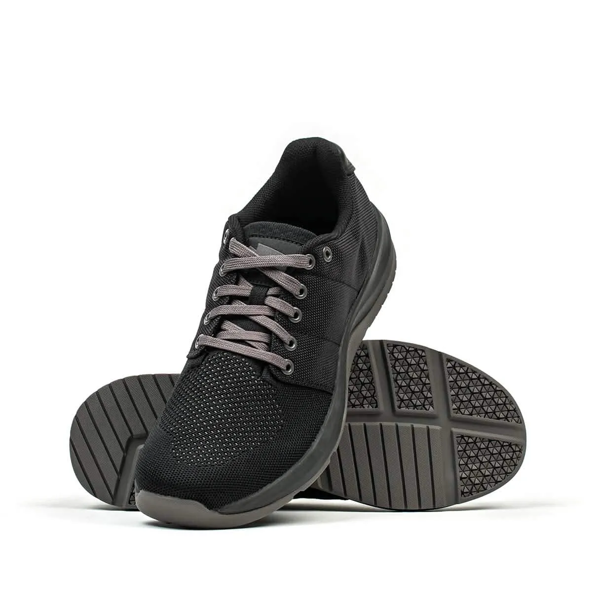 Men's Ballistic Trainers - Black   Black   Charcoal