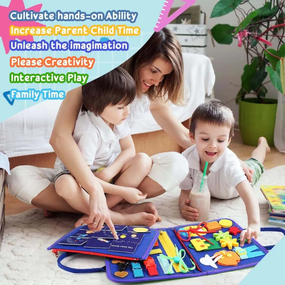 Montessori Toddler Sensory Educational Toy Board