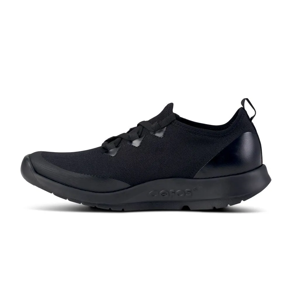 'OOFOS' Women's OOmg Sport LS-Low Shoe - Black / Black