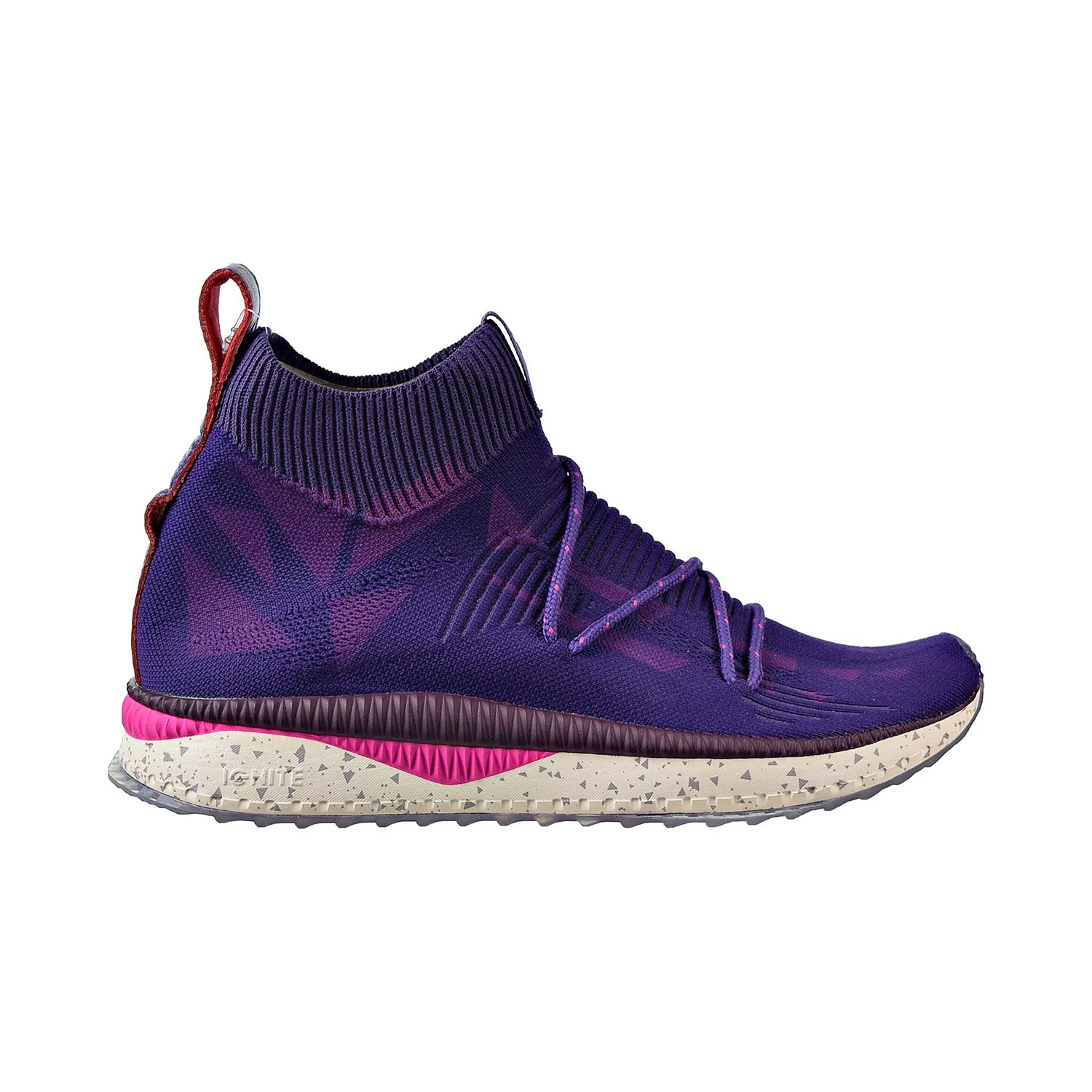 Puma Naturel x Tsugi Evoknit Sock Men's Shoes Italian Plum-Prismviolet