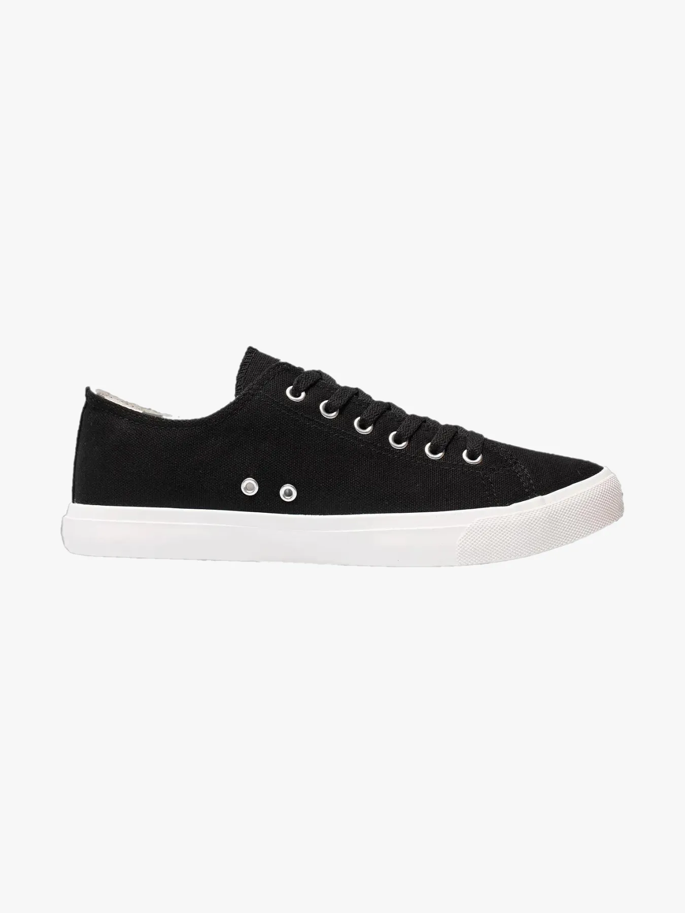 Retro Black/White Canvas Shoes Sneakers Unisex Size