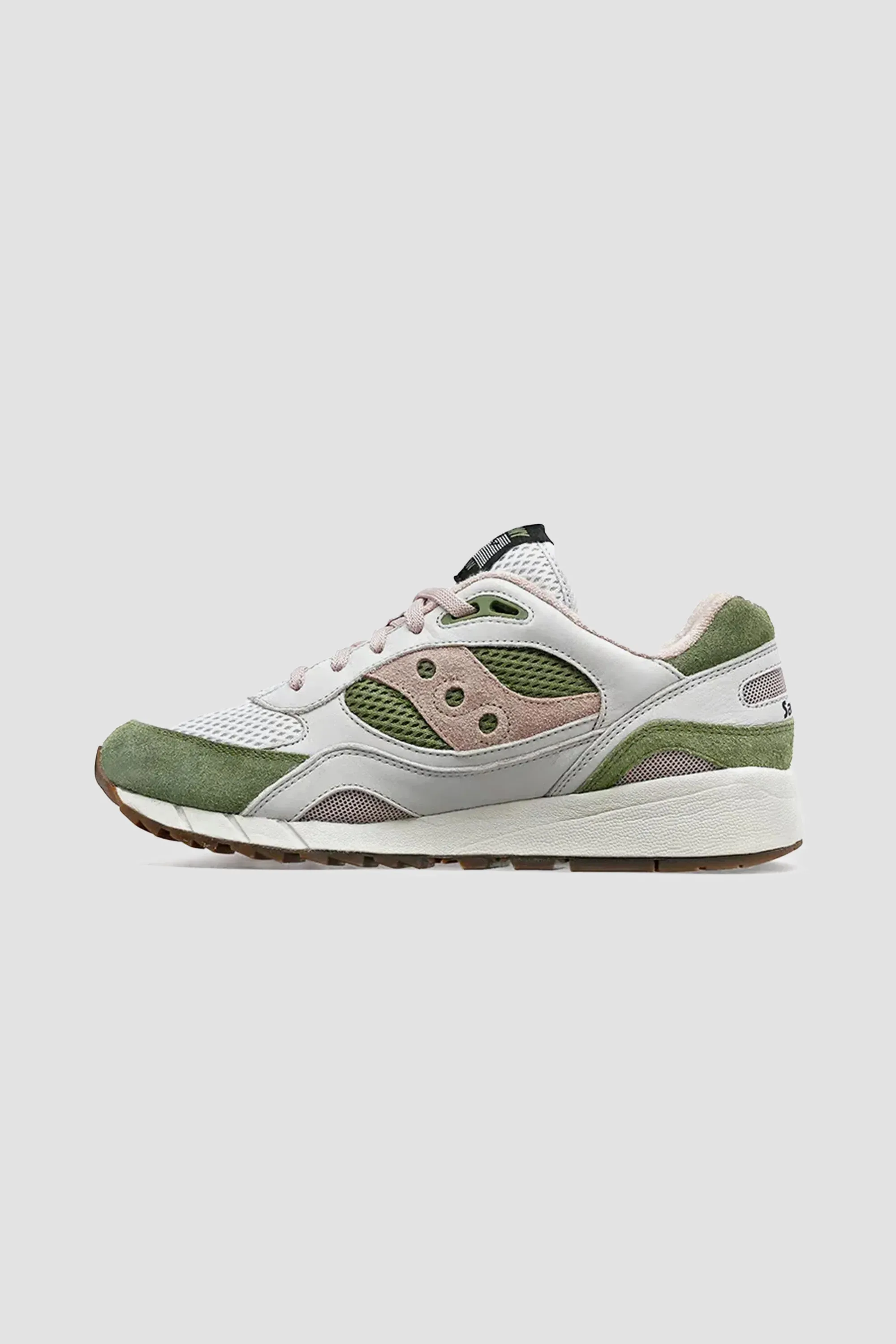 Saucony Men's Shadow 6000 in Grey/Green