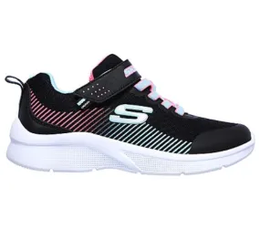 Skechers girls' sneakers Microspec 302016 BKAQ black turquoise