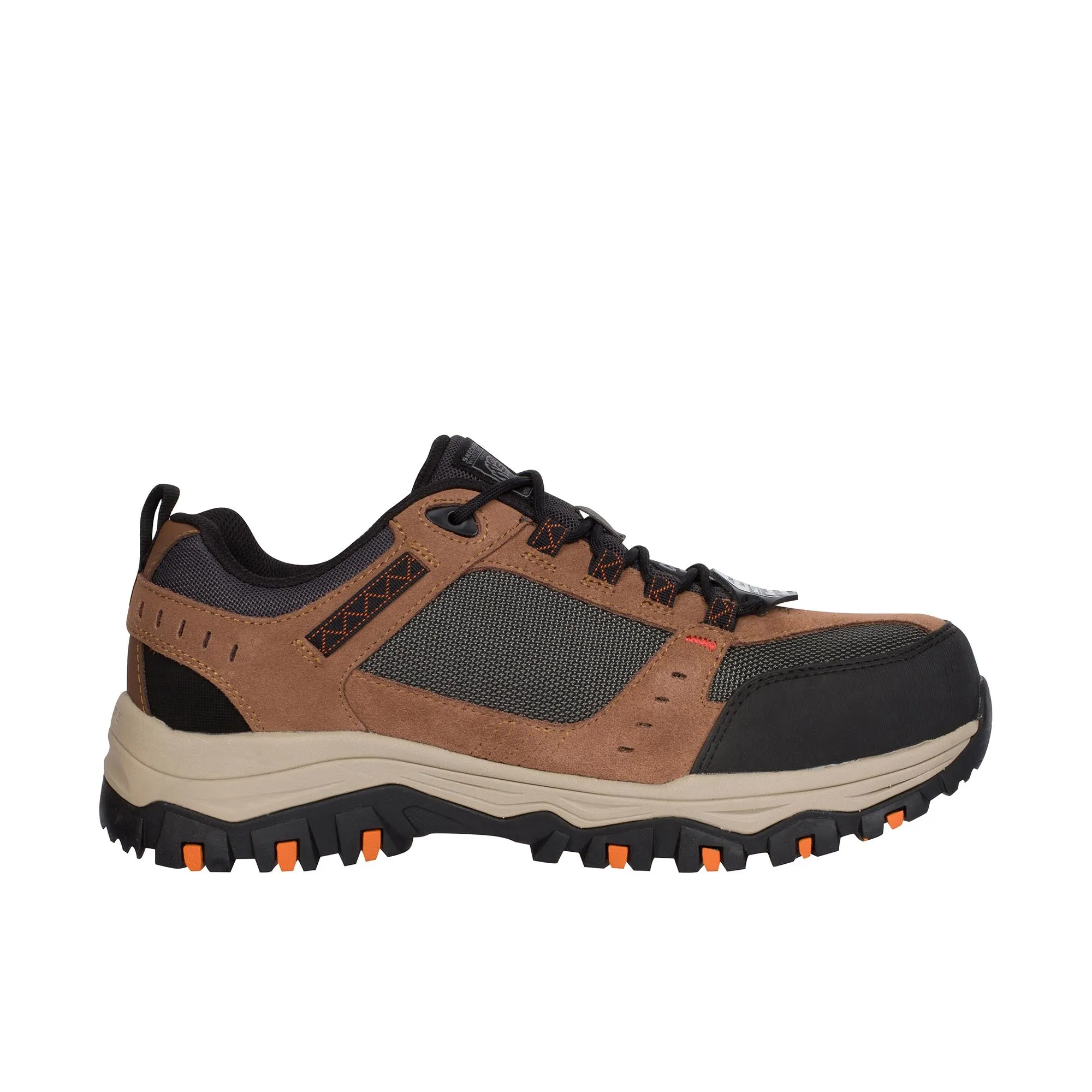 Skechers Greetah Composite Toe Brown Black