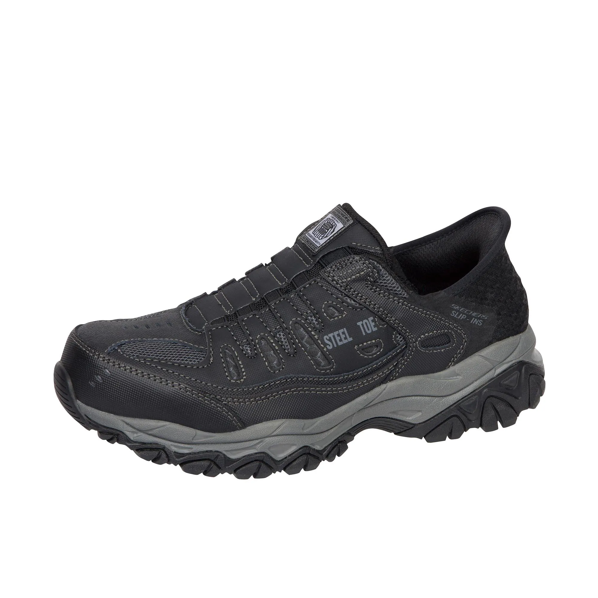 Skechers Slip Ins - Cankton - Faison Steel Toe Black